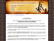 Tablet Screenshot of muzeumrowerow.pl